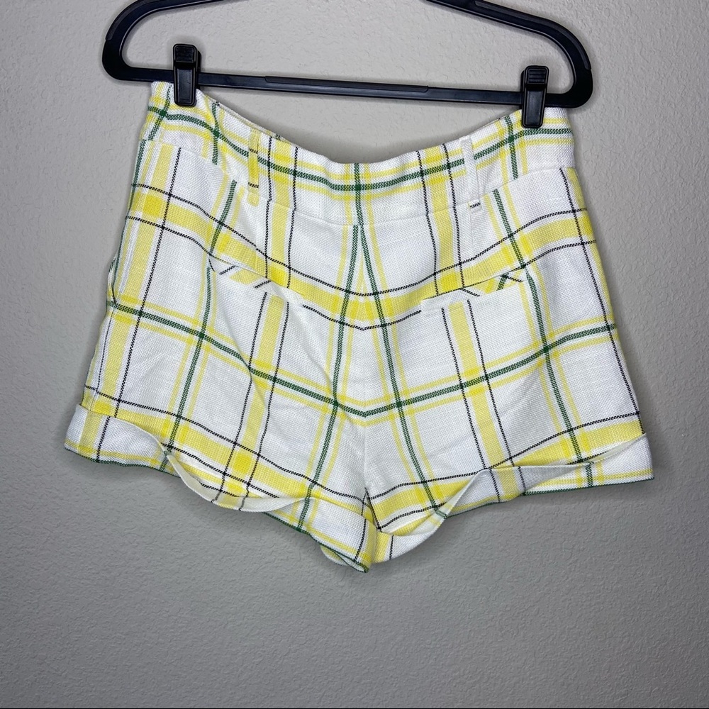 NWT VERONICA BEARD Carito Shorts Yellow Clueless - Picture 3 of 6